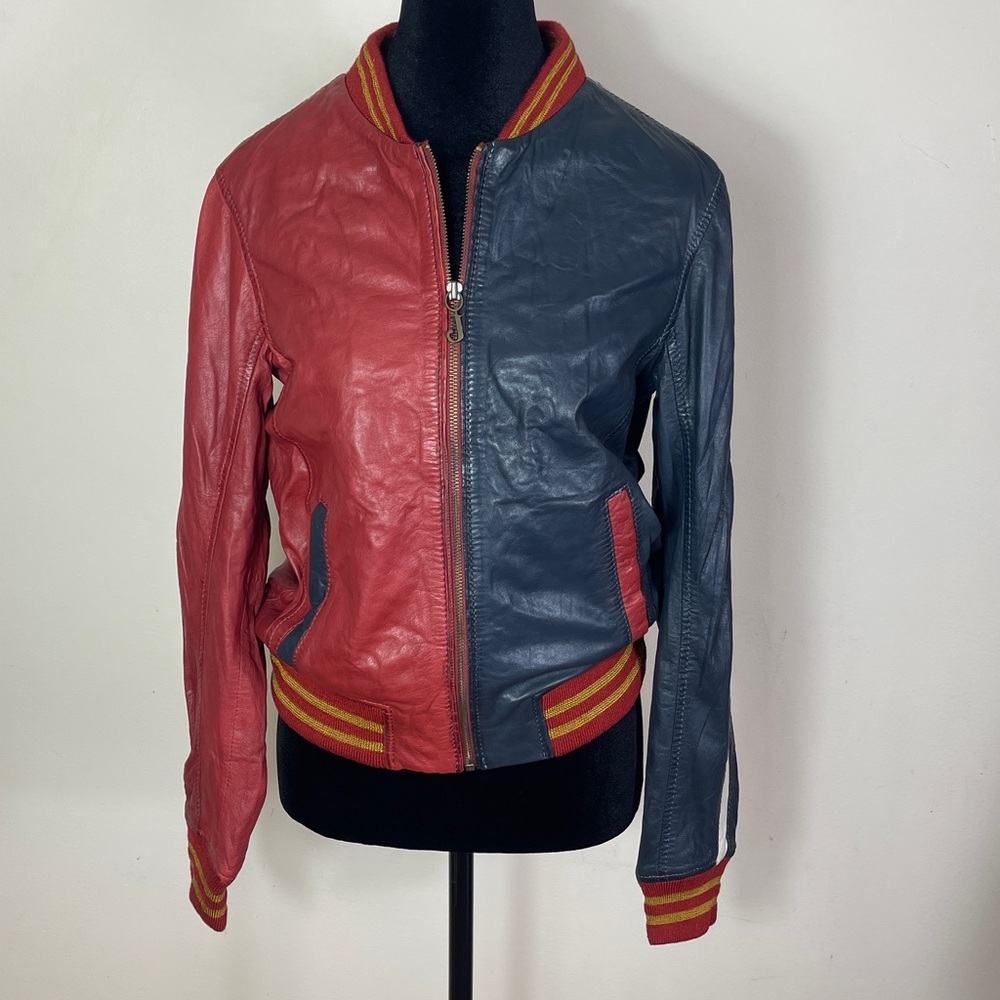Harley Quinn Suicide Squad Lamb Leather Jacket - Picture 6 of 16